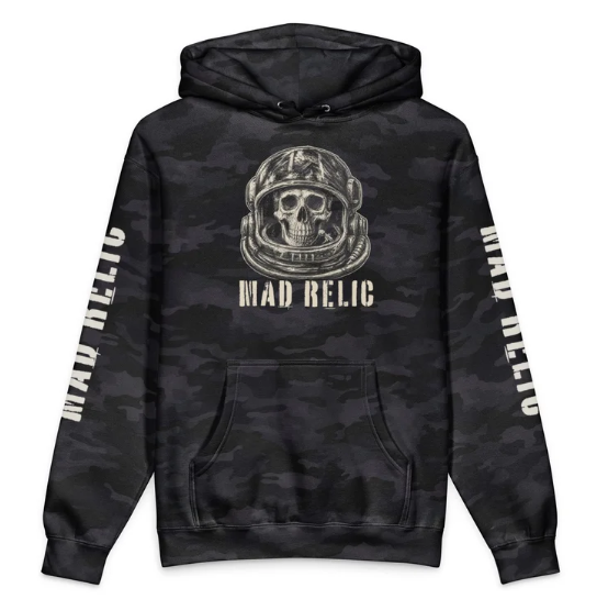 Mad Relic Dark Camo Heavyweight Hooded Sweatshirt | Independent Trading Co. IND4000